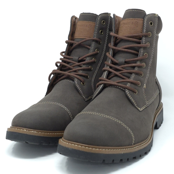 Levi's Wyatt Distressed Vegan Leather Lace Up Rugged Casual Boot 10.5M